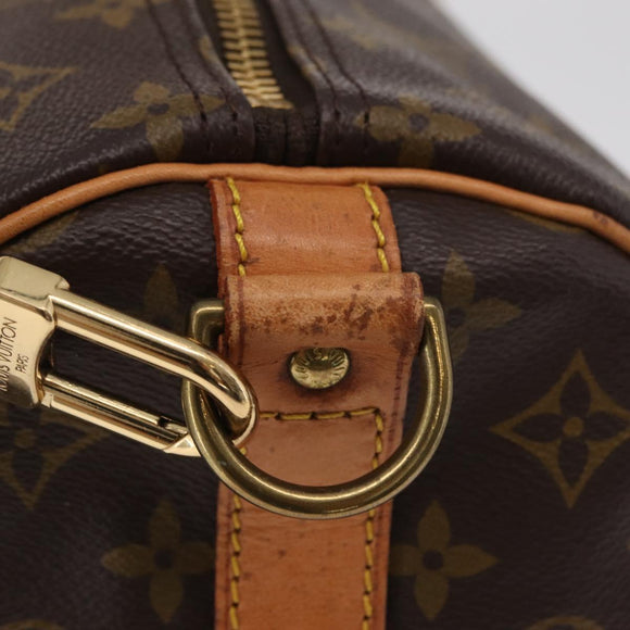 LOUIS VUITTON Monogram Keepall Bandouliere 60 Boston Bag M41412 LV Auth ka6301