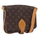 LOUIS VUITTON Monogram Cartouchiere MM Shoulder Bag M51253 LV Auth ka6304-1