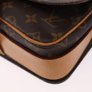 LOUIS VUITTON Monogram Cartouchiere MM Shoulder Bag M51253 LV Auth ka6304-18