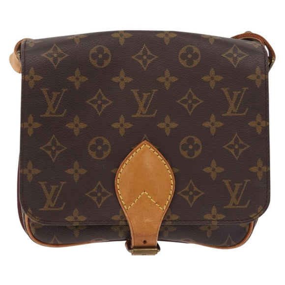 LOUIS VUITTON Monogram Cartouchiere MM Shoulder Bag M51253 LV Auth ka6304