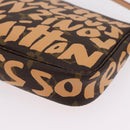 LOUIS VUITTON graffiti Pochette Accessoires Pouch M92193 LV Auth ka6305SAV-15