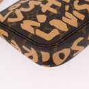 LOUIS VUITTON graffiti Pochette Accessoires Pouch M92193 LV Auth ka6305SAV-16