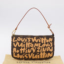 LOUIS VUITTON graffiti Pochette Accessoires Pouch M92193 LV Auth ka6305SAV-12