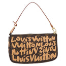 LOUIS VUITTON graffiti Pochette Accessoires Pouch M92193 LV Auth ka6305SAV-2