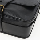 LOUIS VUITTON Epi Cartouchiere MM Shoulder Bag Black Noir M52242 LV Auth ka631-14