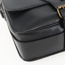 LOUIS VUITTON Epi Cartouchiere MM Shoulder Bag Black Noir M52242 LV Auth ka631-15