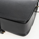 LOUIS VUITTON Epi Cartouchiere MM Shoulder Bag Black Noir M52242 LV Auth ka631-16