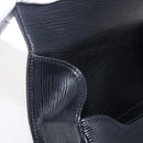 LOUIS VUITTON Epi Cartouchiere MM Shoulder Bag Black Noir M52242 LV Auth ka631-10