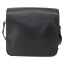 LOUIS VUITTON Epi Cartouchiere MM Shoulder Bag Black Noir M52242 LV Auth ka631-2
