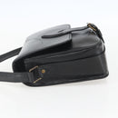 LOUIS VUITTON Epi Cartouchiere MM Shoulder Bag Black Noir M52242 LV Auth ka631-3