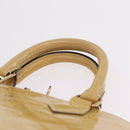 LOUIS VUITTON Monogram Vernis Alma PM Hand Bag Beige M90170 LV Auth ka6313A-16