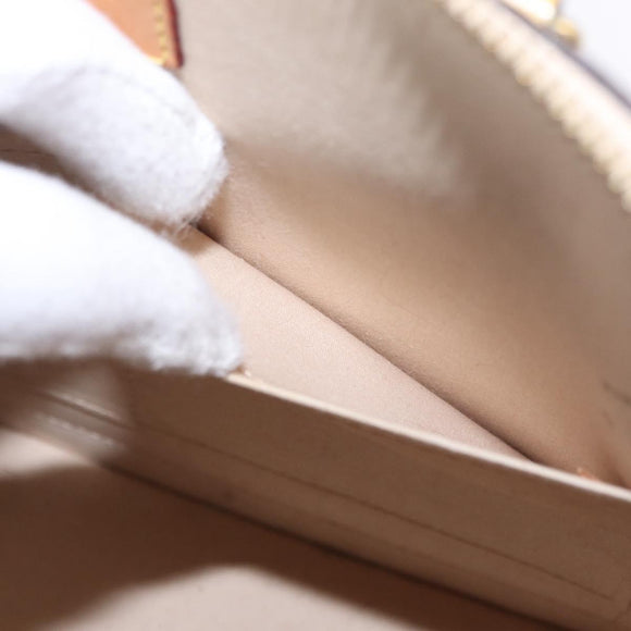 LOUIS VUITTON Monogram Vernis Alma PM Hand Bag Beige M90170 LV Auth ka6313A
