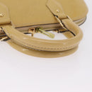 LOUIS VUITTON Monogram Vernis Alma PM Hand Bag Beige M90170 LV Auth ka6313A-7