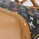 LOUIS VUITTON Monogram Multicolor Alma Hand Bag Black M92646 LV Auth ka6314V-19