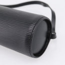 LOUIS VUITTON Epi Soufflot Pouch Black LV Auth ka6315-16