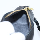 LOUIS VUITTON Epi Soufflot Pouch Black LV Auth ka6315-20