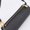 LOUIS VUITTON Epi Soufflot Pouch Black LV Auth ka6315-6