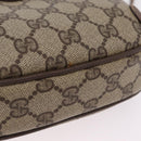 GUCCI GG Supreme Web Sherry Line Bag PVC Beige Gold 89 02 066 Auth ka6316-10