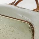 LOUIS VUITTON Monogram Vernis Houston Hand Bag Gris M91053 LV Auth ka632-8