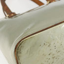 LOUIS VUITTON Monogram Vernis Houston Hand Bag Gris M91053 LV Auth ka632-15