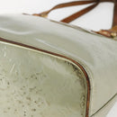 LOUIS VUITTON Monogram Vernis Houston Hand Bag Gris M91053 LV Auth ka632-16