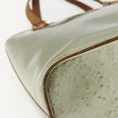 LOUIS VUITTON Monogram Vernis Houston Hand Bag Gris M91053 LV Auth ka632-17