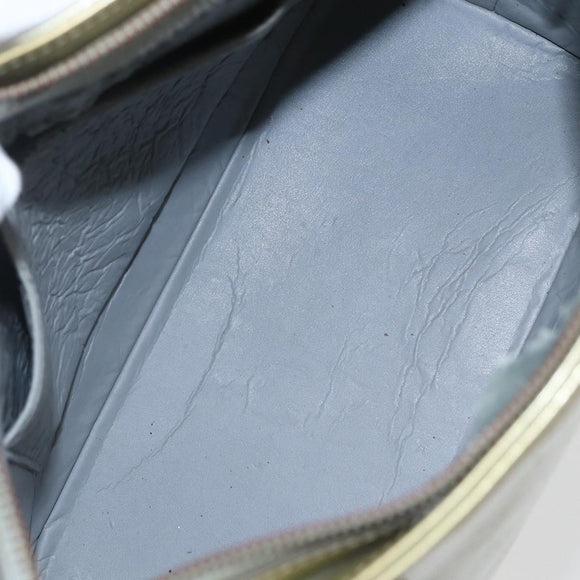 LOUIS VUITTON Monogram Vernis Houston Hand Bag Gris M91053 LV Auth ka632
