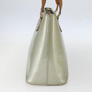 LOUIS VUITTON Monogram Vernis Houston Hand Bag Gris M91053 LV Auth ka632-4