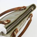 LOUIS VUITTON Monogram Vernis Houston Hand Bag Gris M91053 LV Auth ka632-6