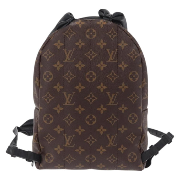 LOUIS VUITTON Monogram Reverse Palm Springs PM Backpack M43116 LV Auth ka6320V
