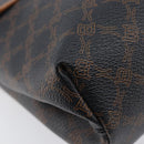 BALLY Hand Bag PVC 2way Black Gold Auth ka6321-20