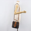 BALLY Hand Bag PVC 2way Black Gold Auth ka6321-29