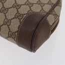 GUCCI GG Supreme Clutch Bag PVC Beige Gold 014 89 0100 Auth ka6324-14