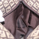 FENDI Zucchino Canvas Hand Bag Brown 8BN105 Auth ka6325-21