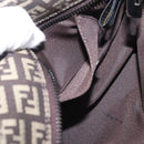 FENDI Zucchino Canvas Hand Bag Brown 8BN105 Auth ka6325-22