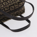 FENDI Zucchino Canvas Hand Bag Brown 8BN105 Auth ka6325-7