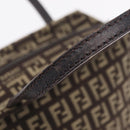 FENDI Zucchino Canvas Hand Bag Brown 8BN105 Auth ka6325-8