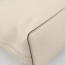 GUCCI Soho Shoulder Bag Leather 2way White Gold 408825 Auth ka6326V-15