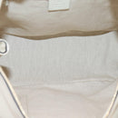 GUCCI Soho Shoulder Bag Leather 2way White Gold 408825 Auth ka6326V-19