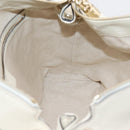 GUCCI Soho Shoulder Bag Leather 2way White Gold 408825 Auth ka6326V-20
