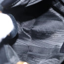 Salvatore Ferragamo Gancini Shoulder Bag Leather Black Gold Auth ka633-23