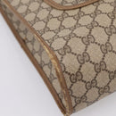 GUCCI GG Supreme Web Sherry Line Tote Bag PVC Beige Gold 89 02 092 Auth ka6331-11