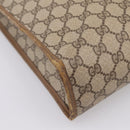 GUCCI GG Supreme Web Sherry Line Tote Bag PVC Beige Gold 89 02 092 Auth ka6331-13
