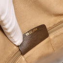 GUCCI GG Supreme Web Sherry Line Tote Bag PVC Beige Gold 89 02 092 Auth ka6331-23