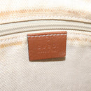 GUCCI GG Canvas Web Sherry Line Shoulder Bag Beige Silver 308930 Auth ka6334-23