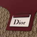 Christian Dior Trotter Canvas Shoulder Bag Beige Silver Auth ka6335V-19