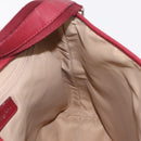 Christian Dior Trotter Canvas Shoulder Bag Beige Silver Auth ka6335V-24