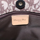 Christian Dior Trotter Canvas Hand Bag Brown Gold Auth ka6338V-21