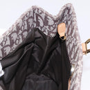 Christian Dior Trotter Canvas Hand Bag Brown Gold Auth ka6338V-23