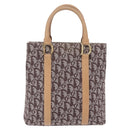 Christian Dior Trotter Canvas Hand Bag Brown Gold Auth ka6338V-2
